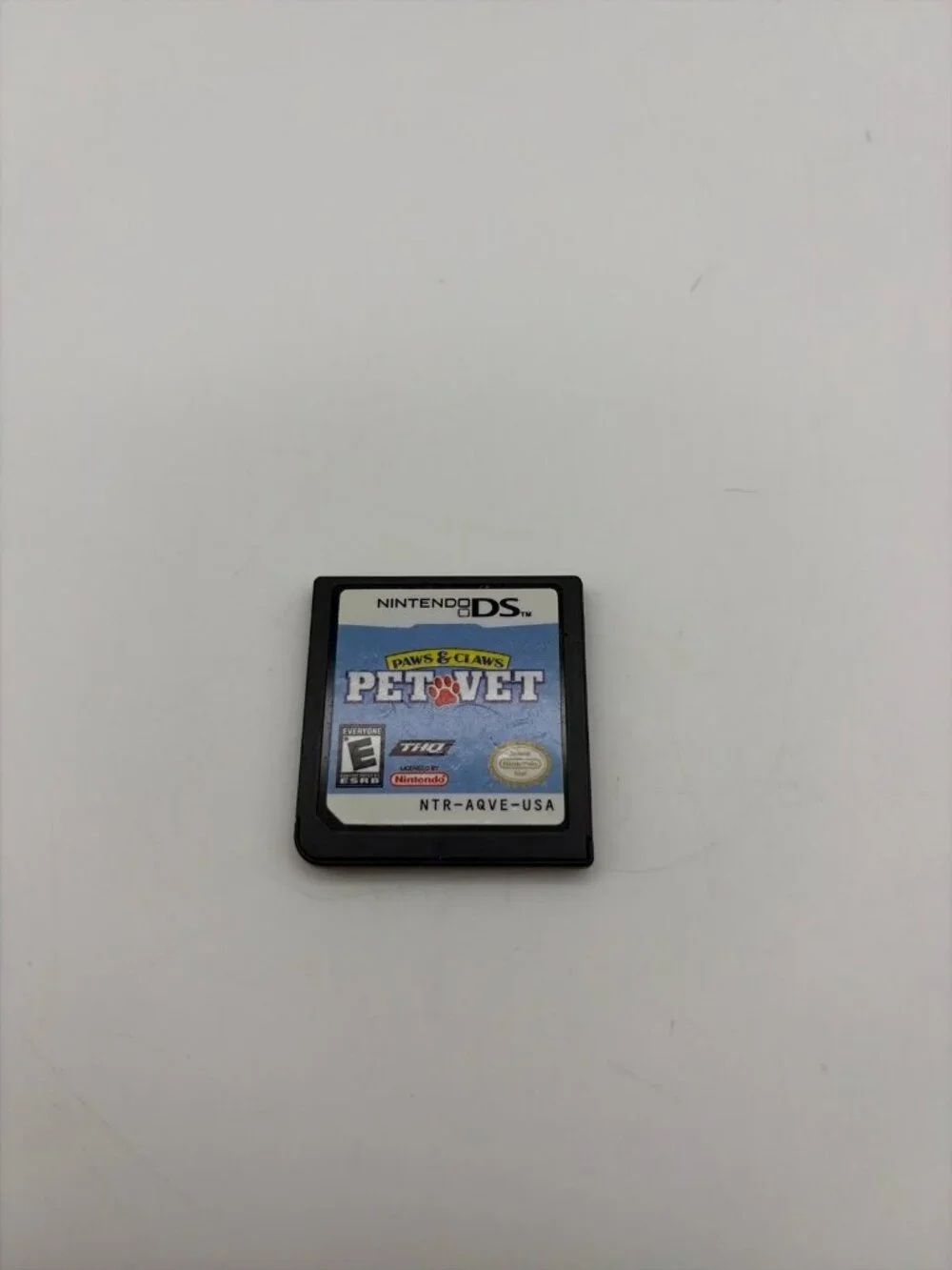 Paws & Claws: Pet Vet Nintendo DS Game Cartridge Only, Tested And Working
